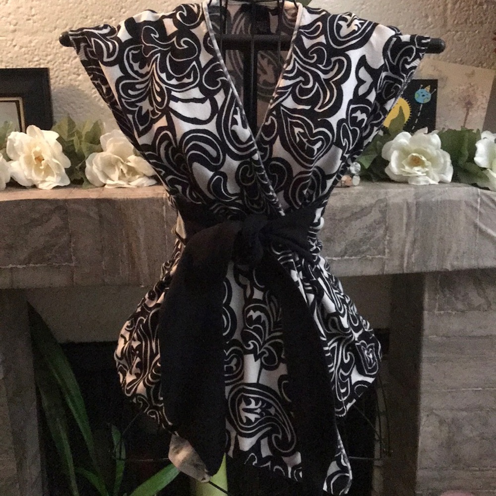 Vest wrap shirt